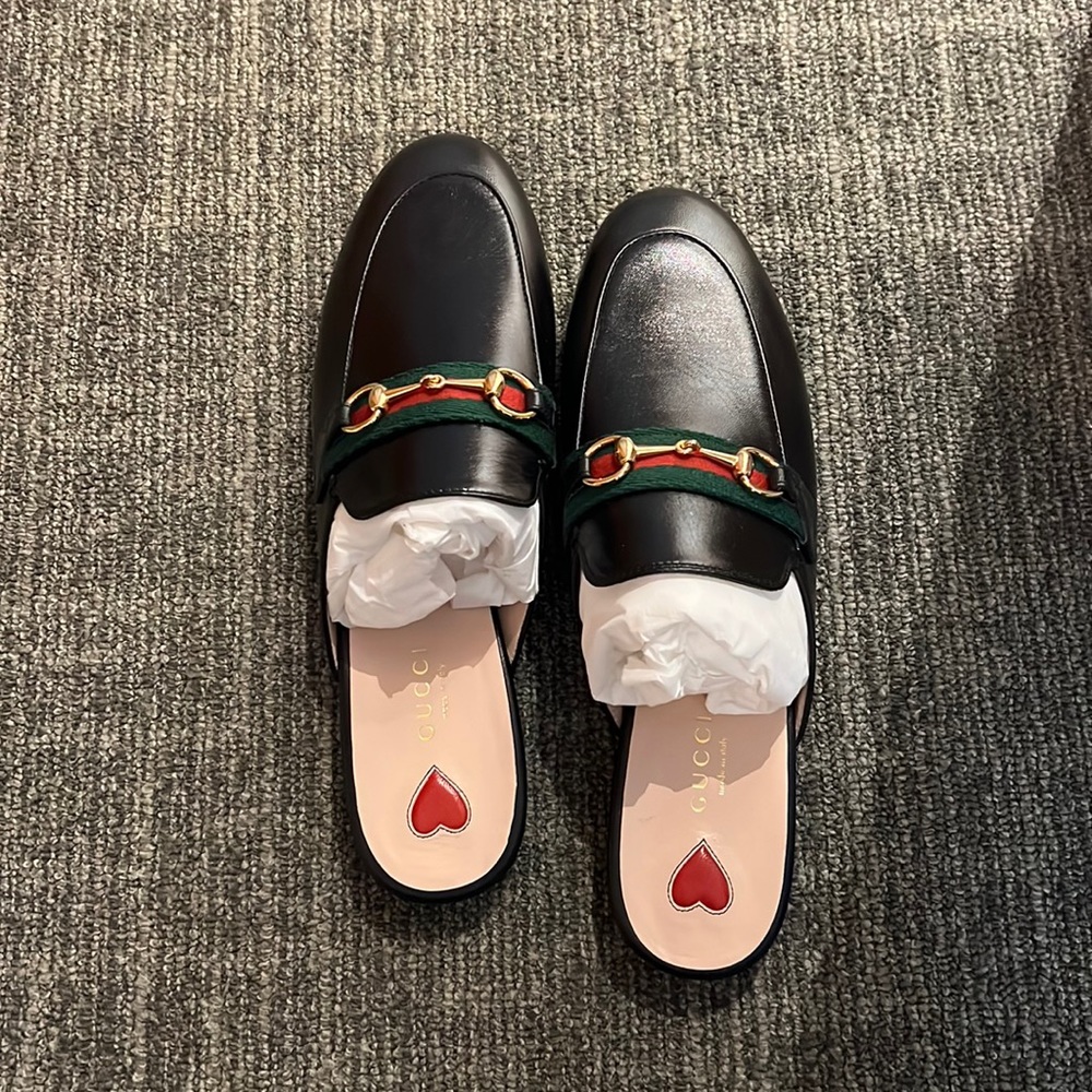 Gucci Princetown Leather Slipper